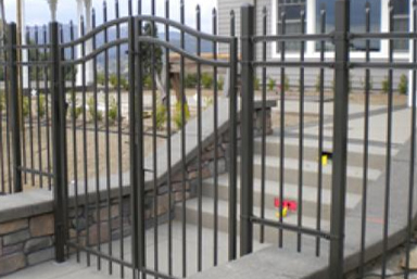 Iron fencing